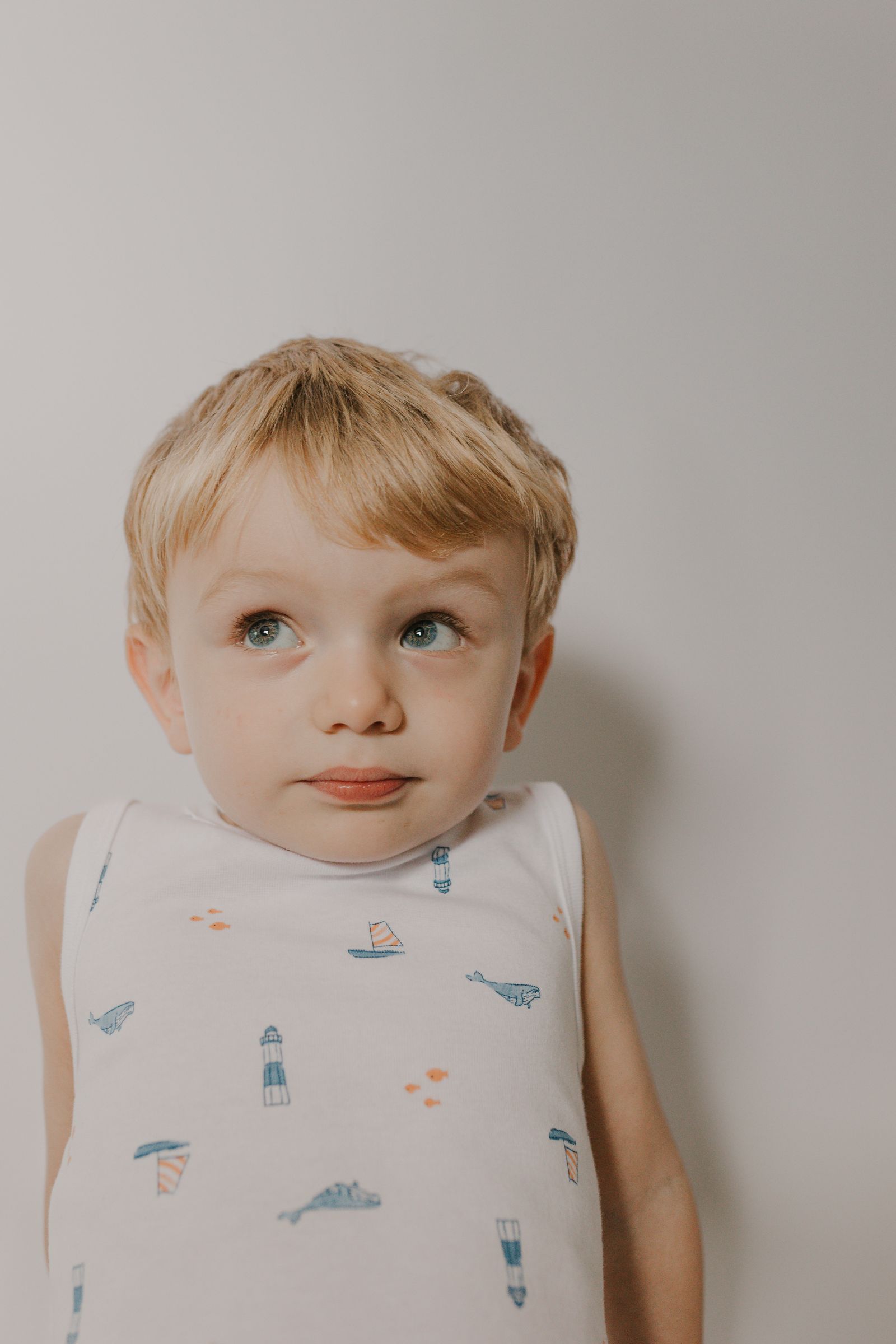 Child portrait in studio