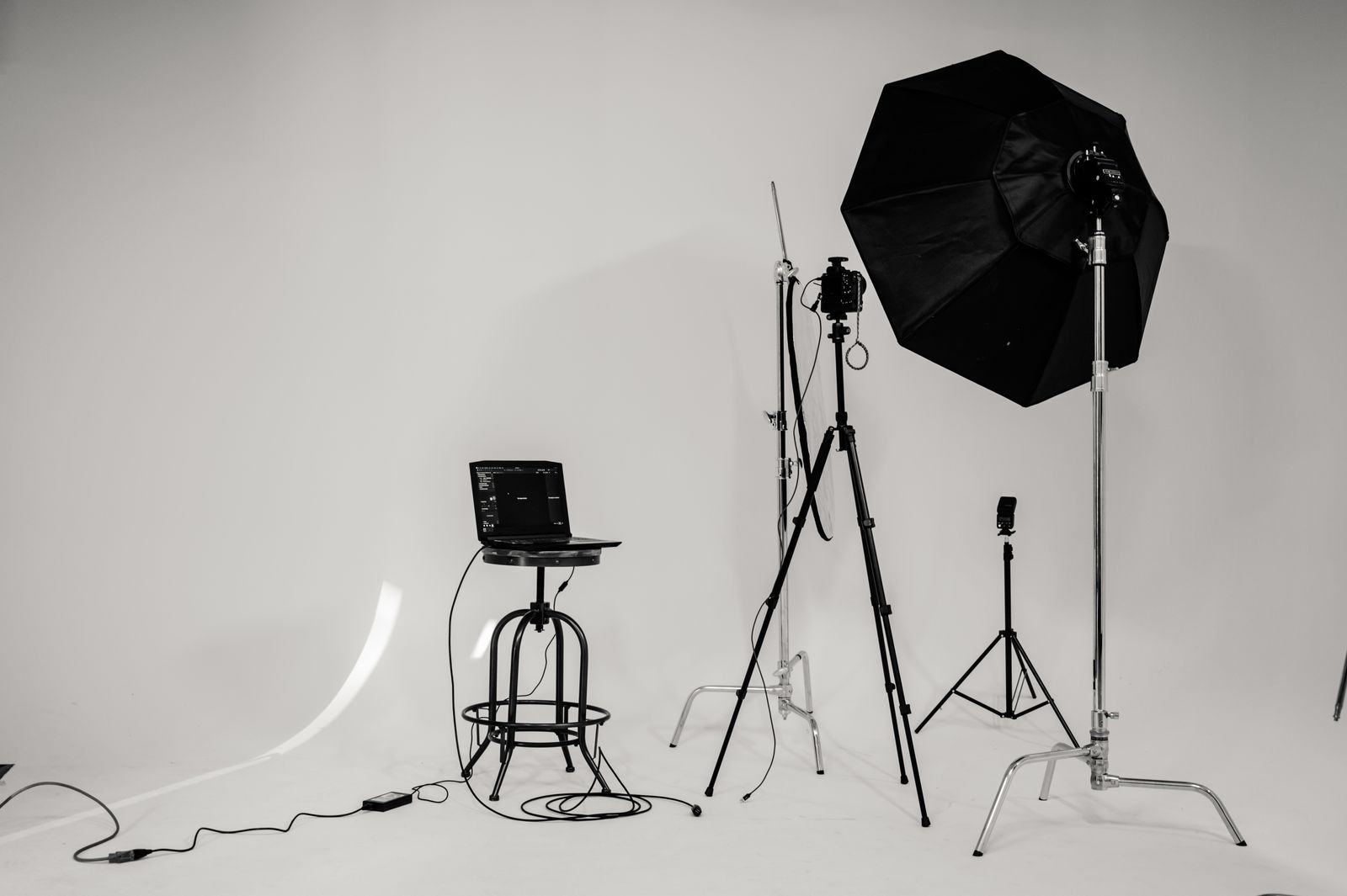 Inside the studio